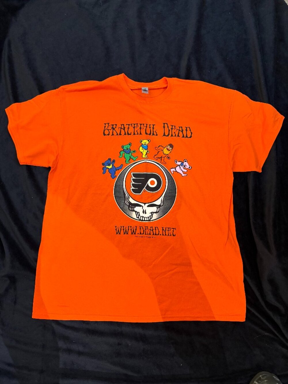 Grateful Dead / Philadelphia Flyers Shirt Size XL